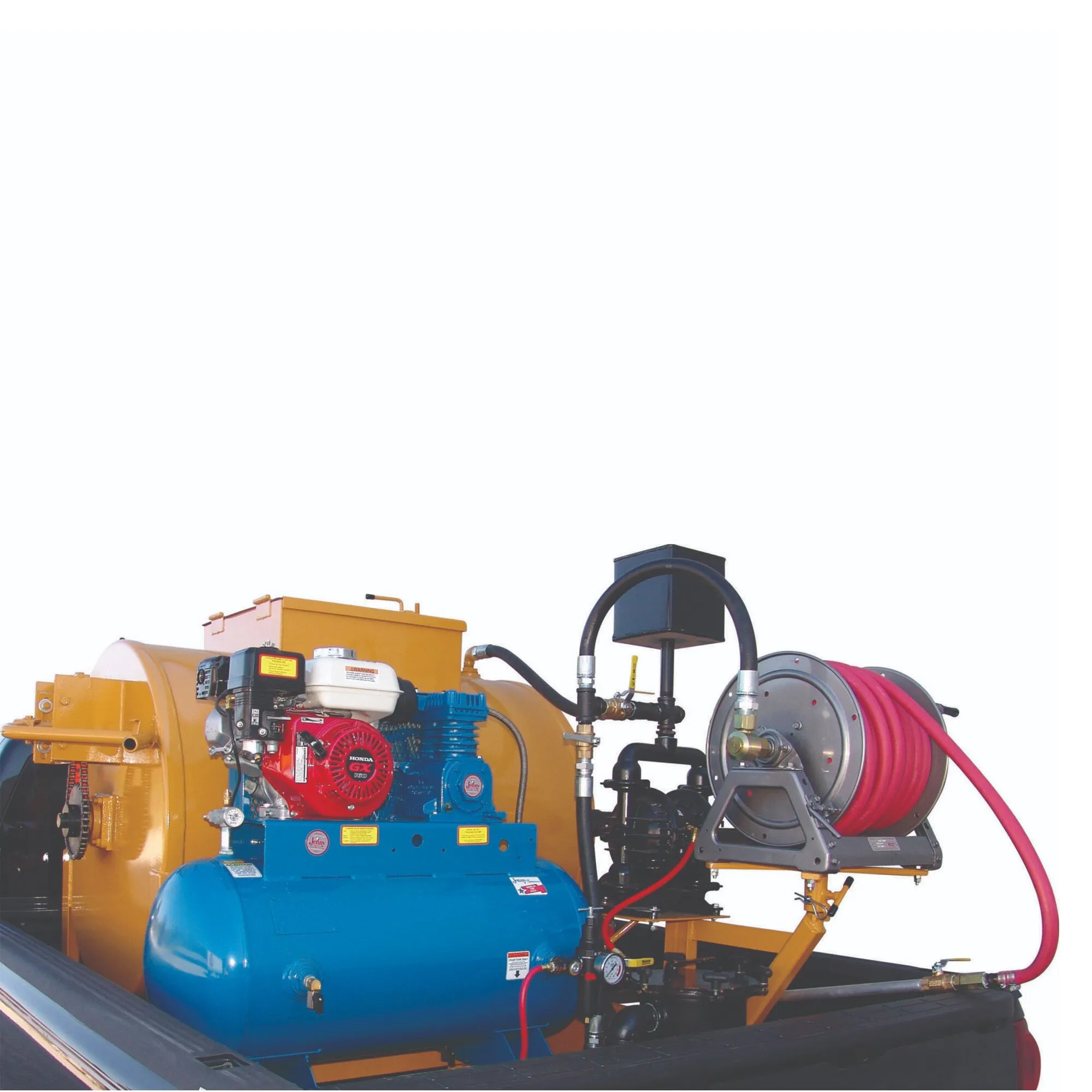 200-gallon hand agitated pickup unit