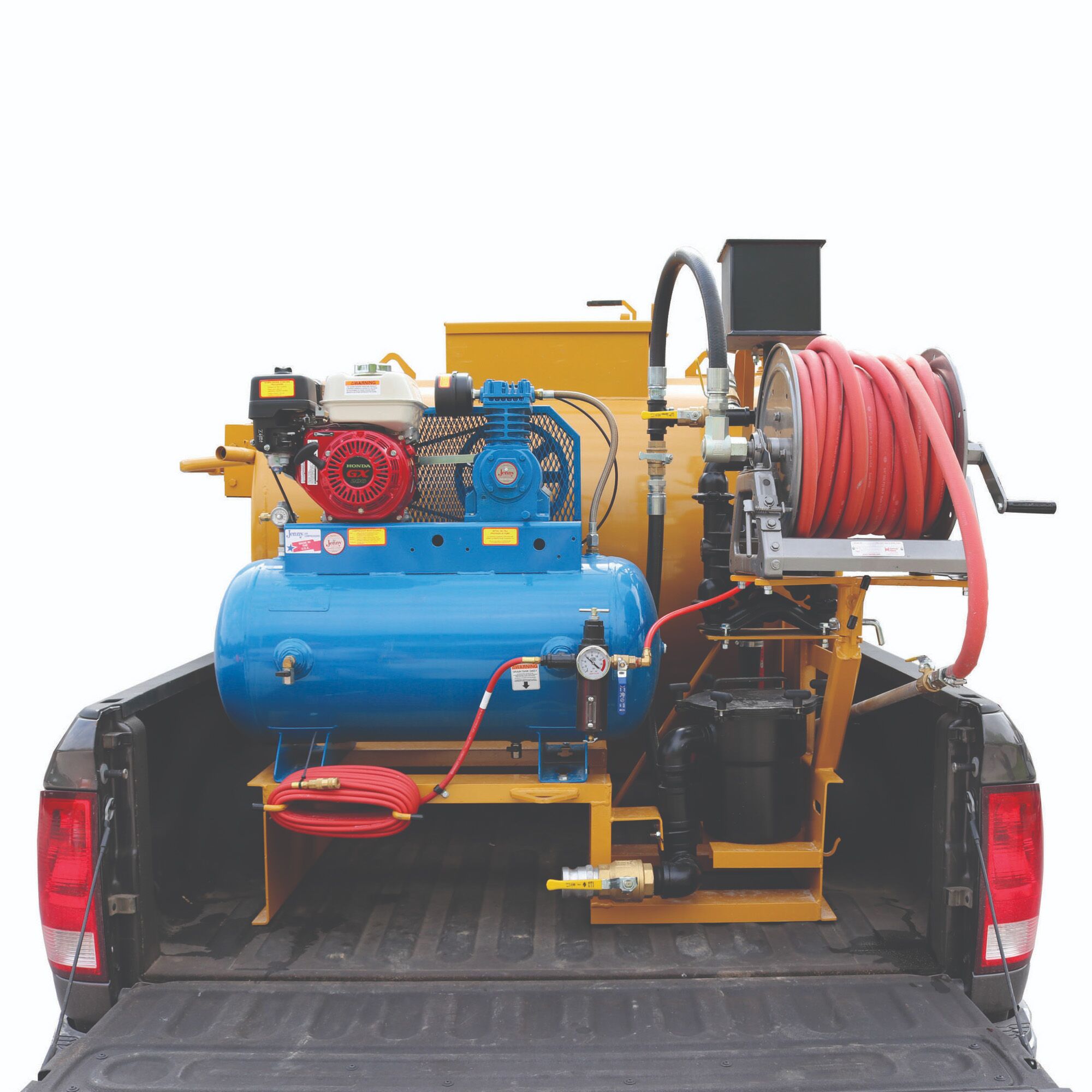 200-gallon hand agitated pickup unit