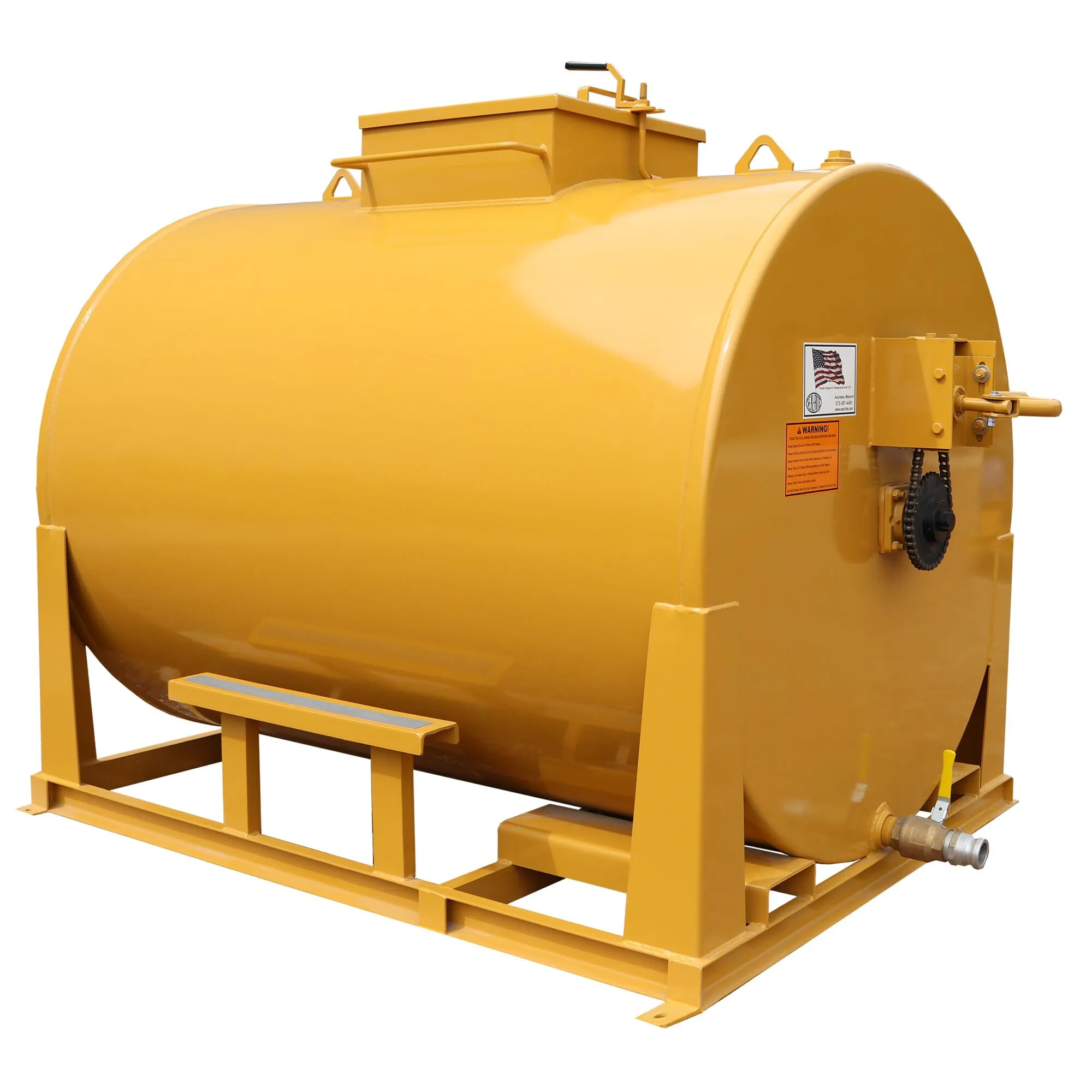 700-gallon hand agitated skid