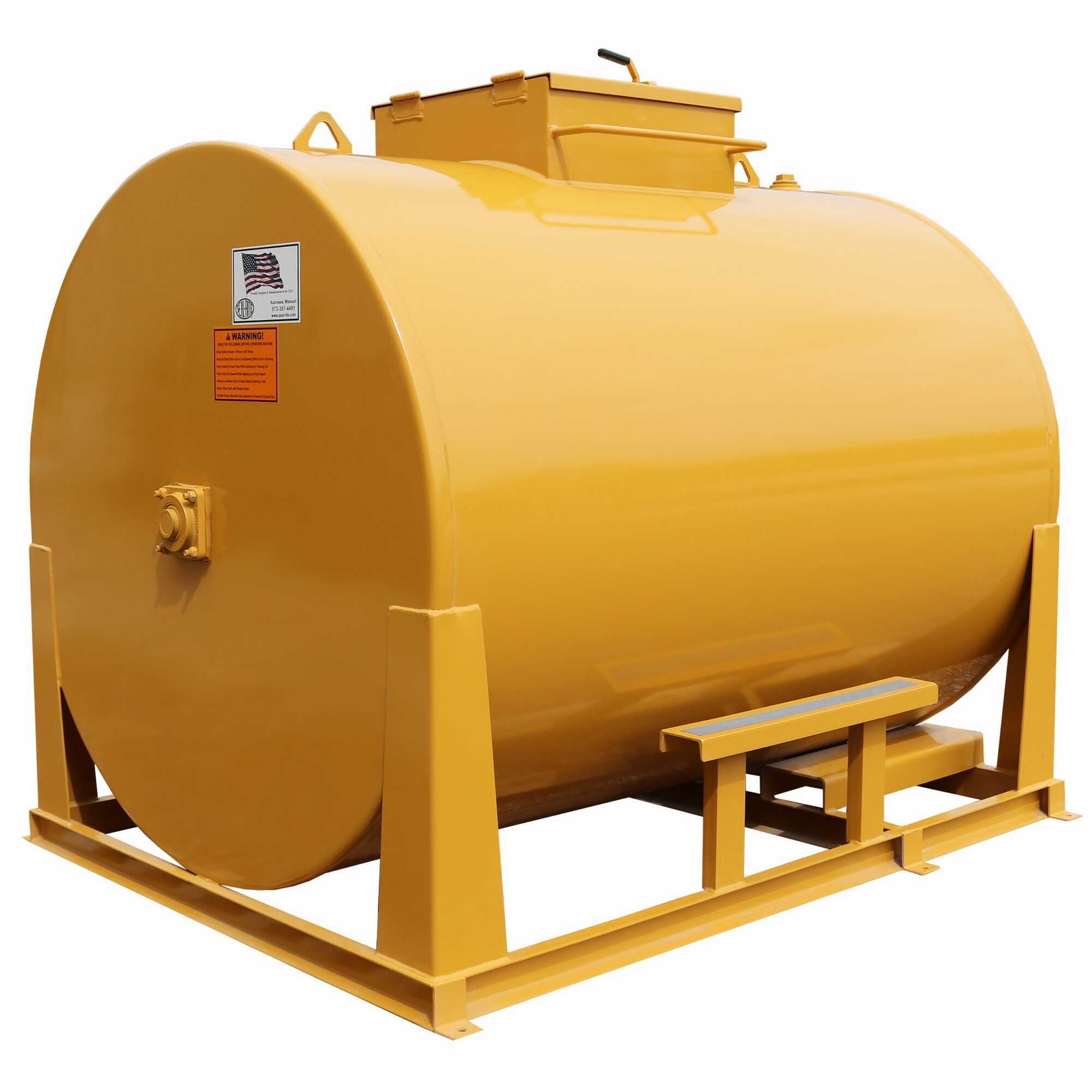 700-gallon hand agitated skid