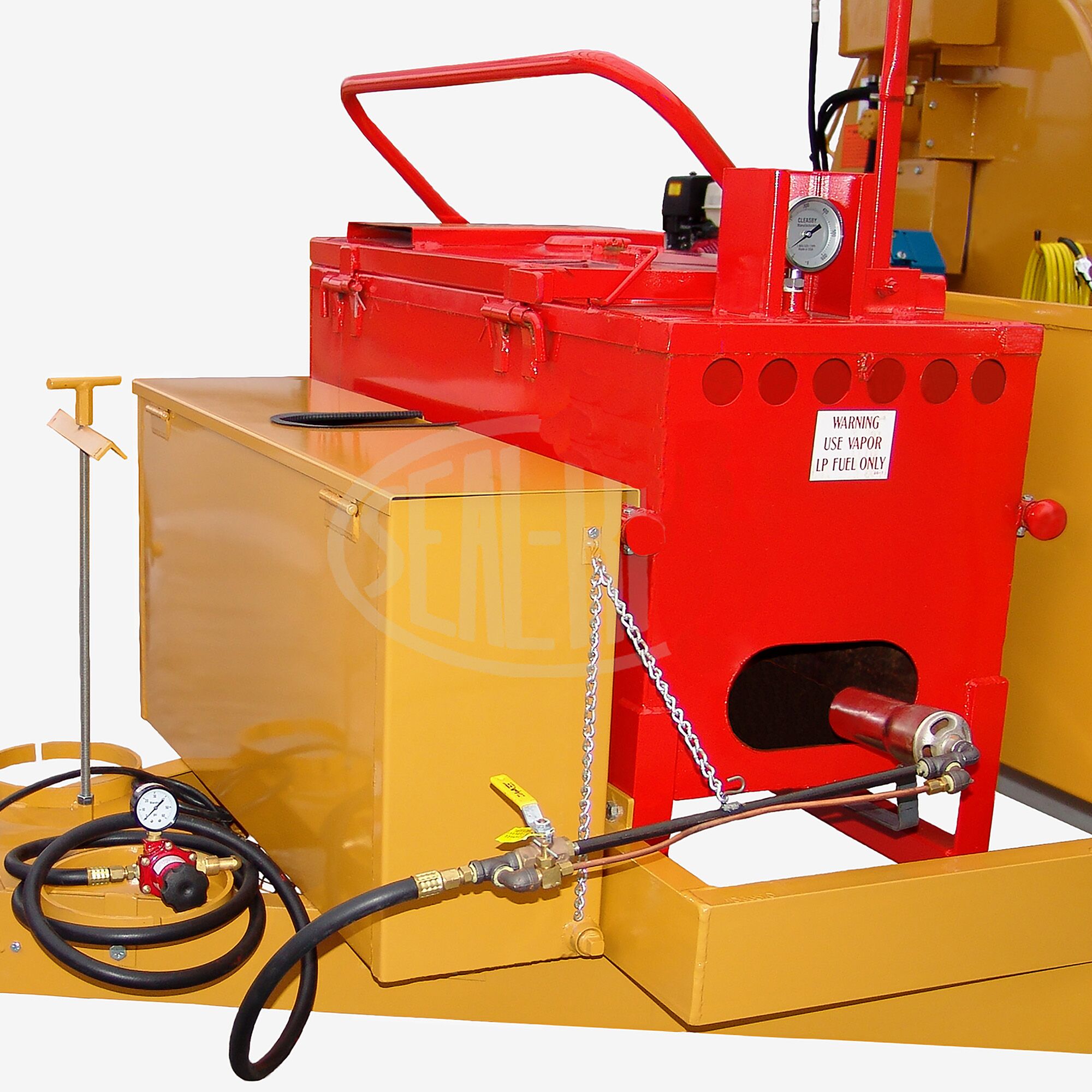 Cleasby 30-gallon direct fire melter