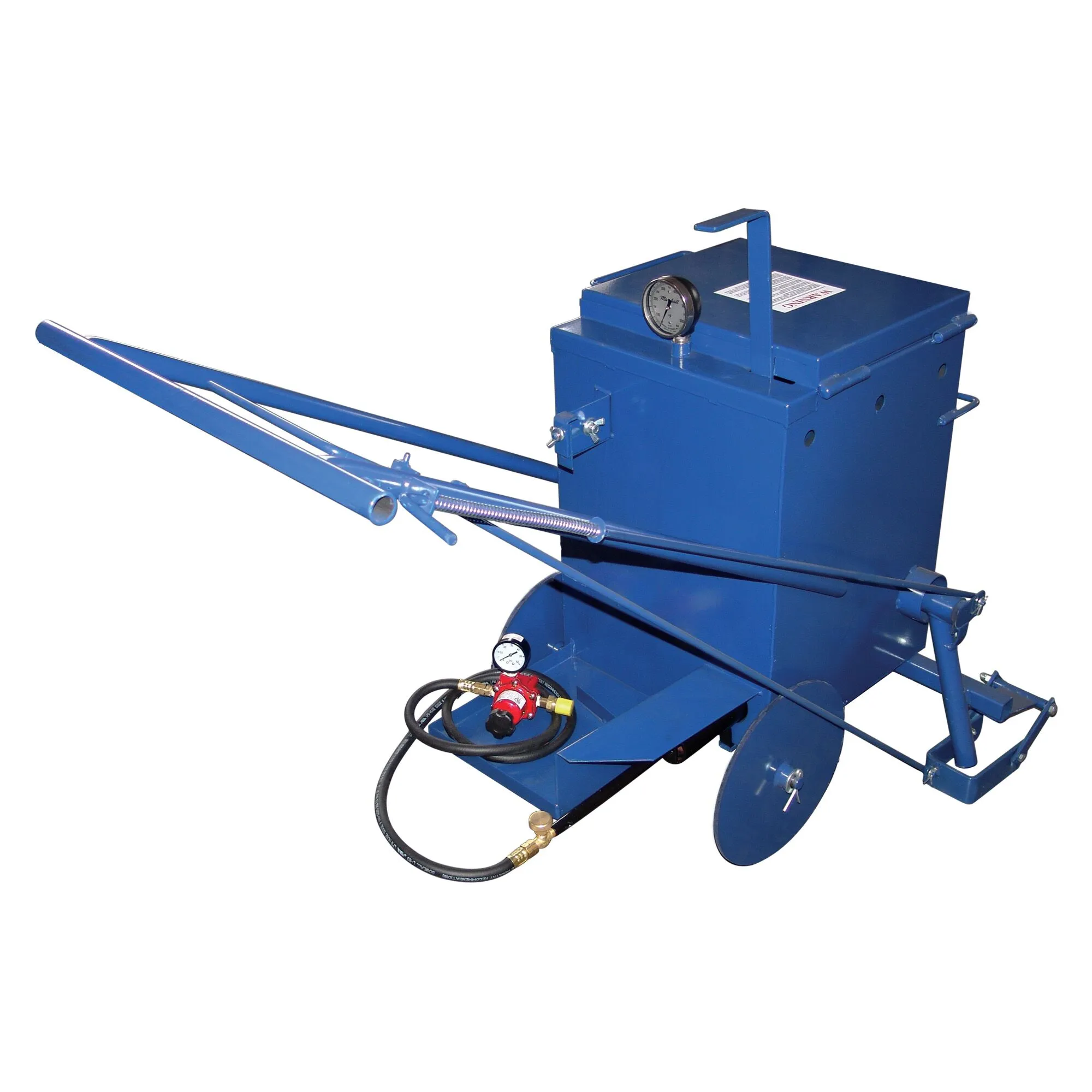 Ten-gallon wheeled melter