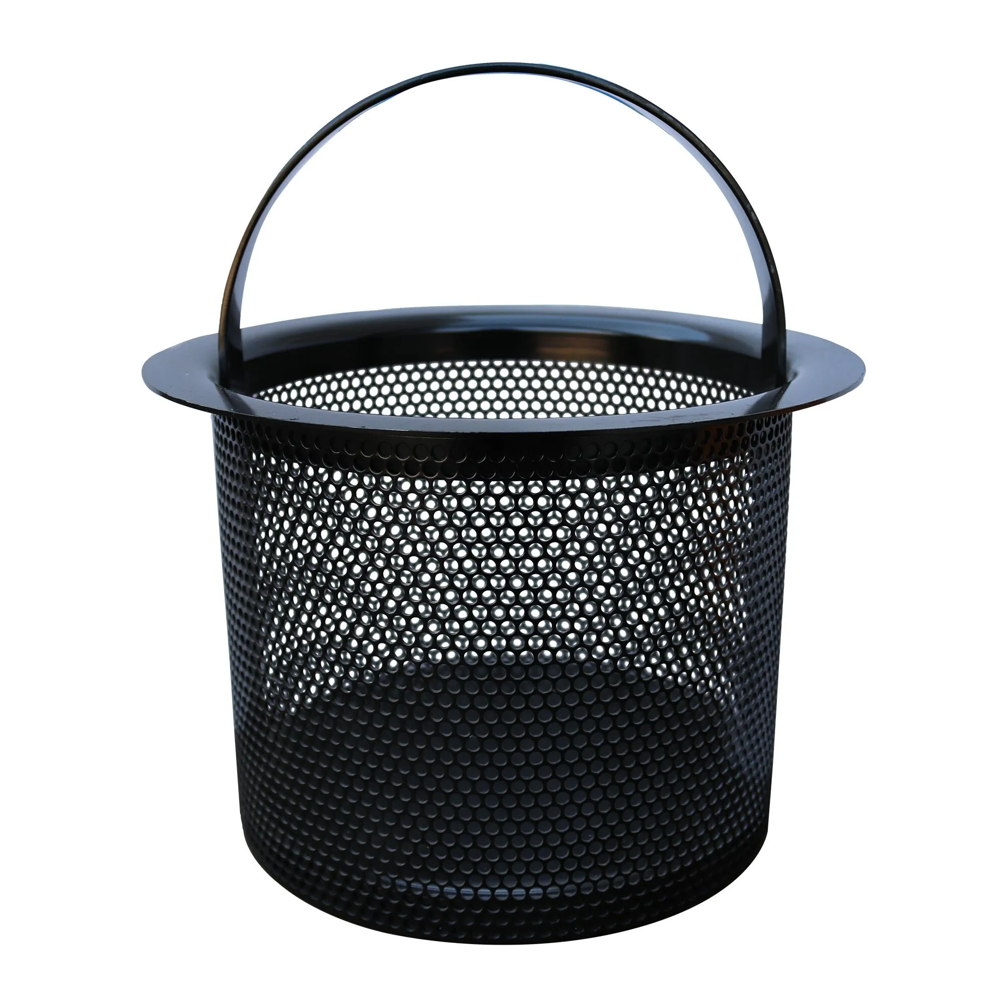 3 Gallon Filter Pot Strainer Basket-Coal Tar 5/32"