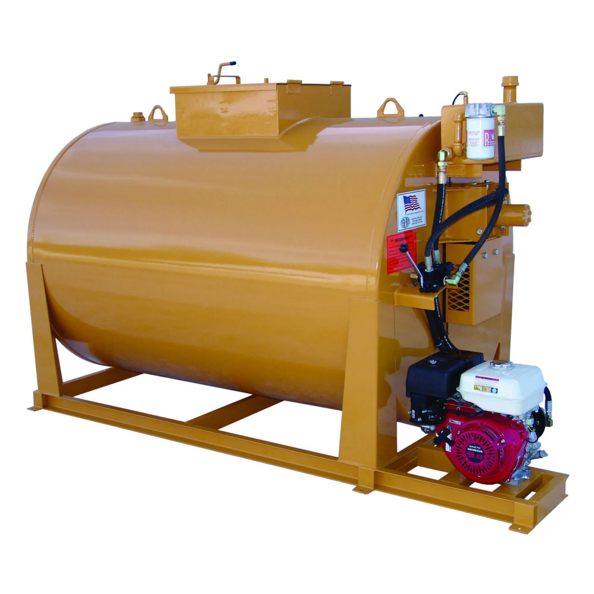 700-gallon power agitated skid