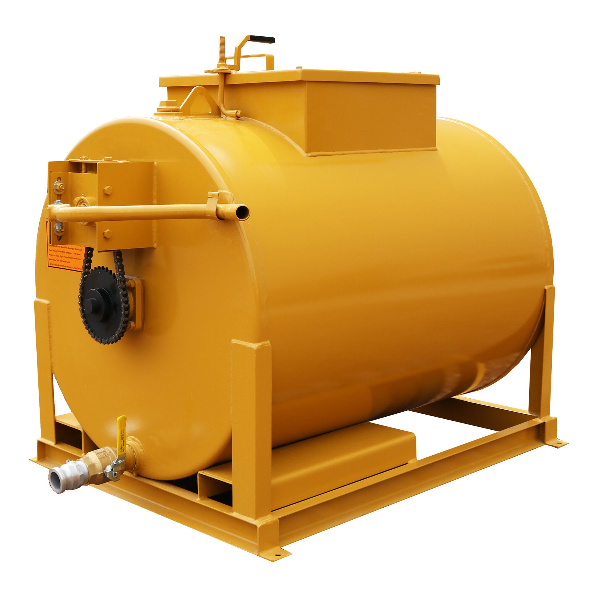 200-gallon hand agitated skid