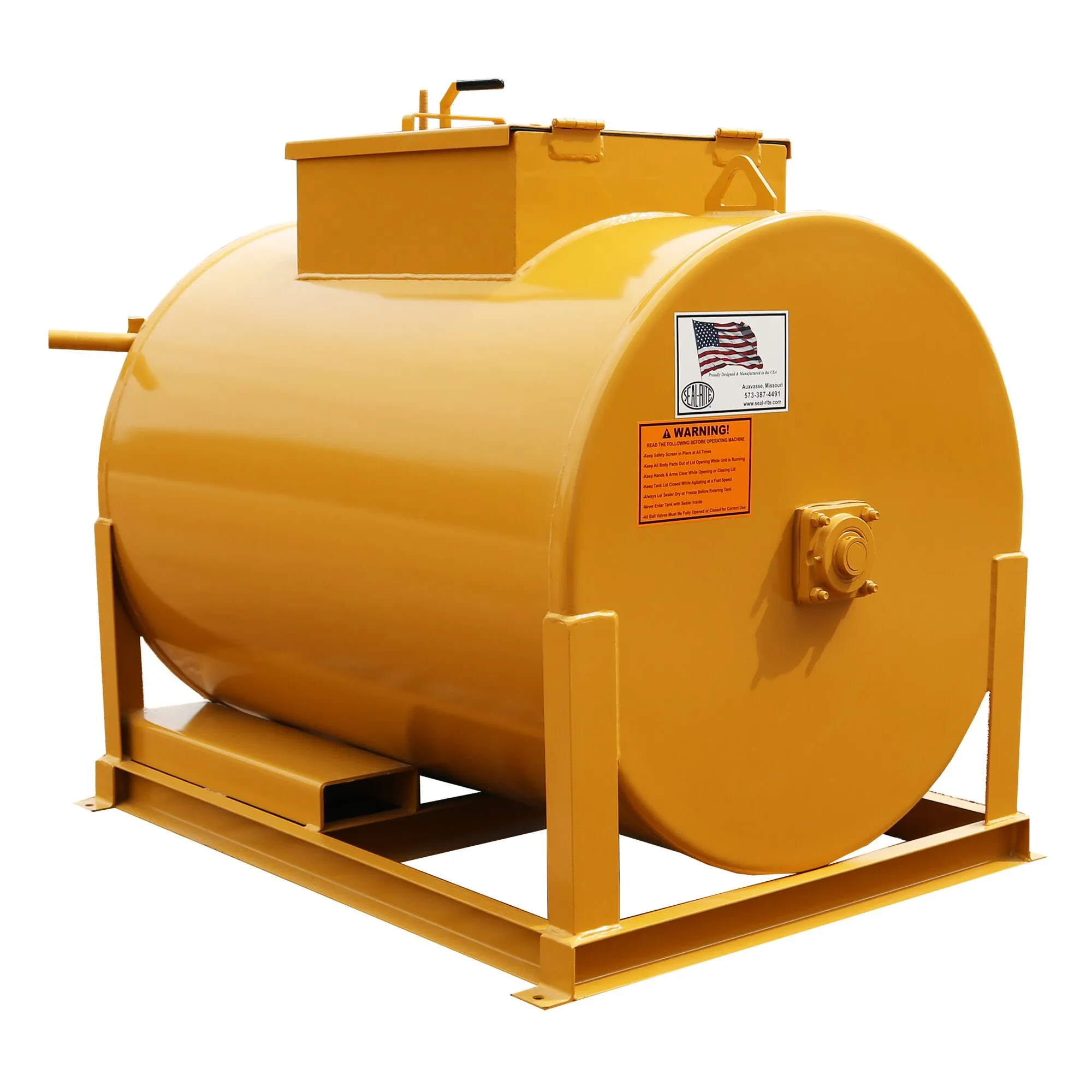 200-gallon hand agitated skid