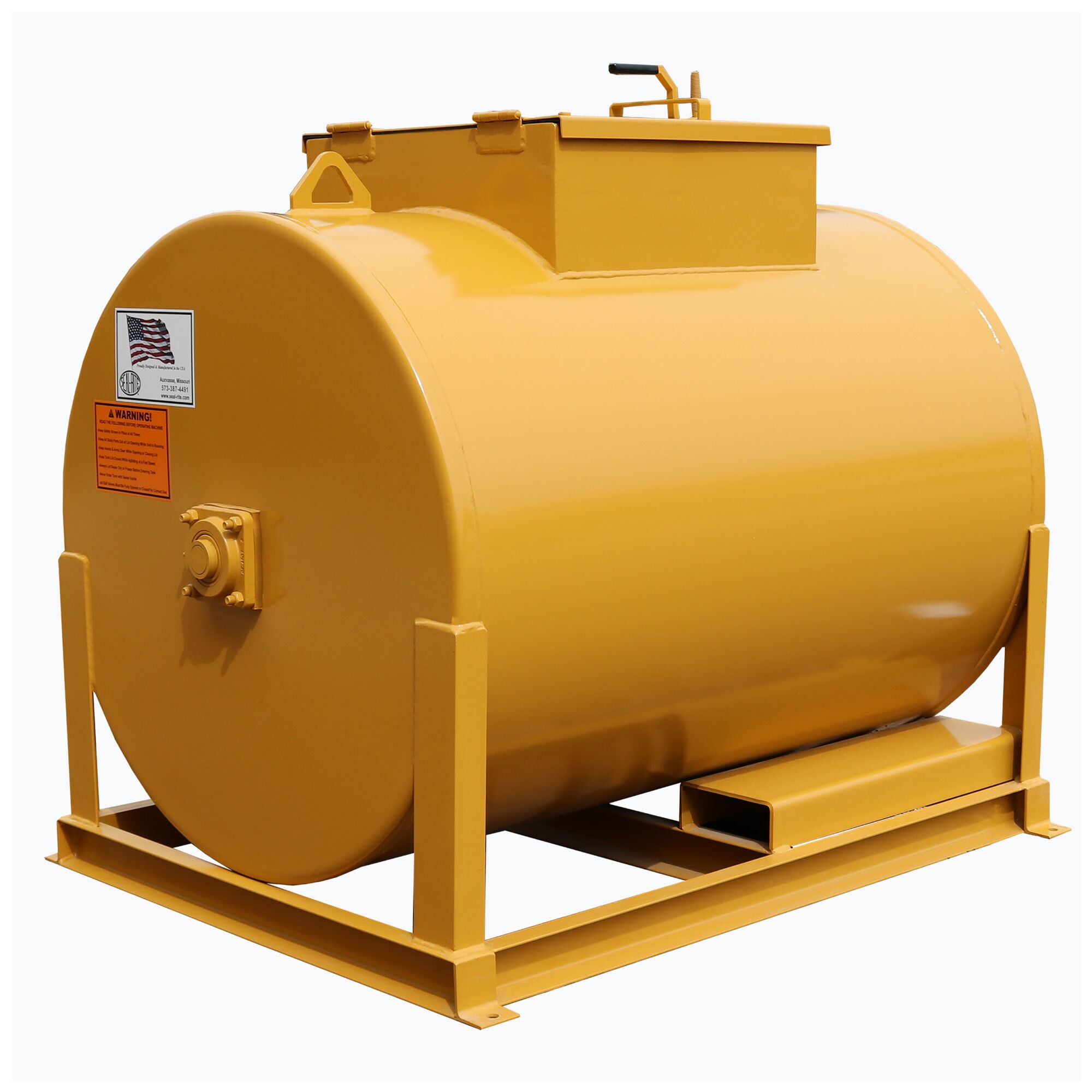 200-gallon hand agitated skid