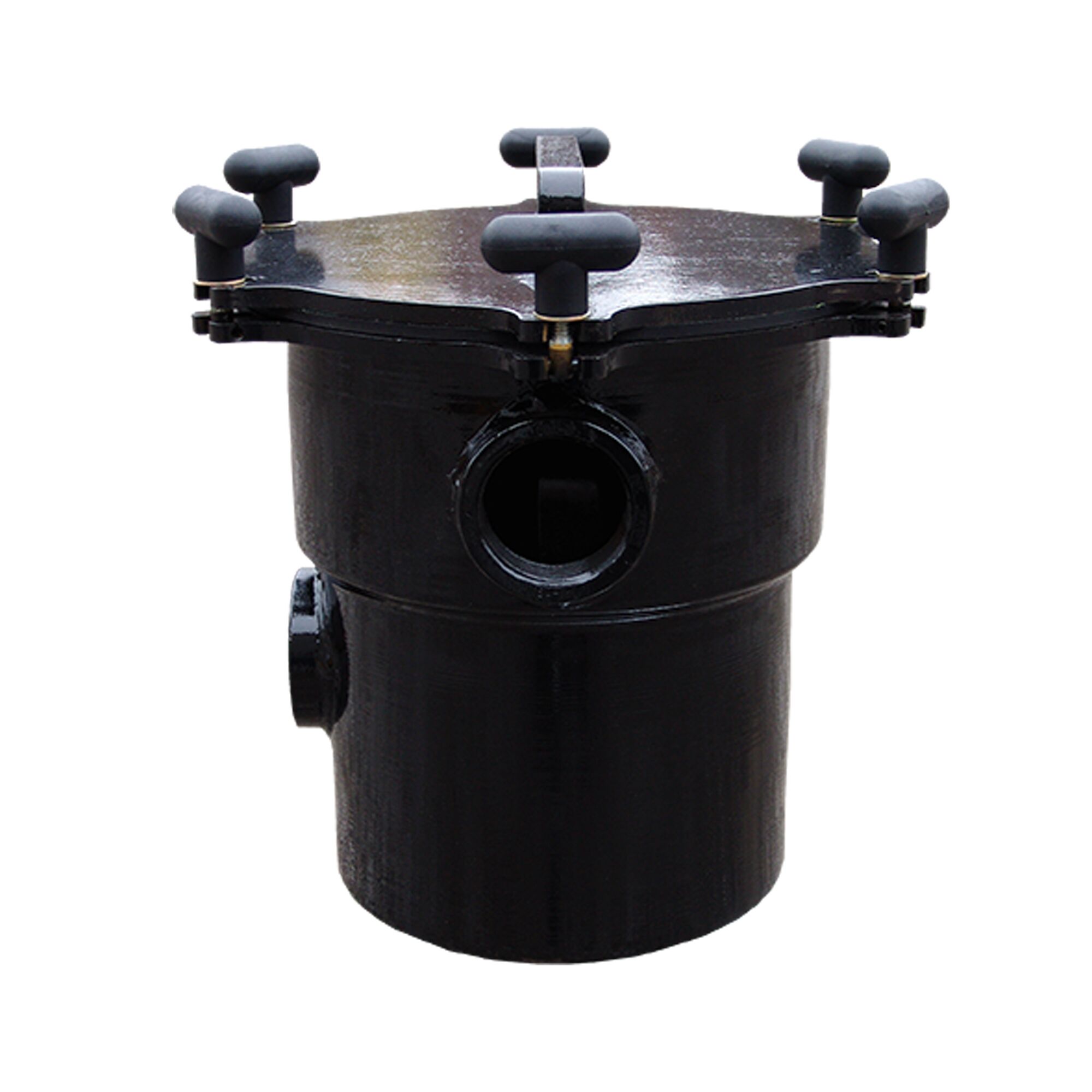 3 Gal. Filter Pot Assembly-2" Plumbed, 13/64" Basket