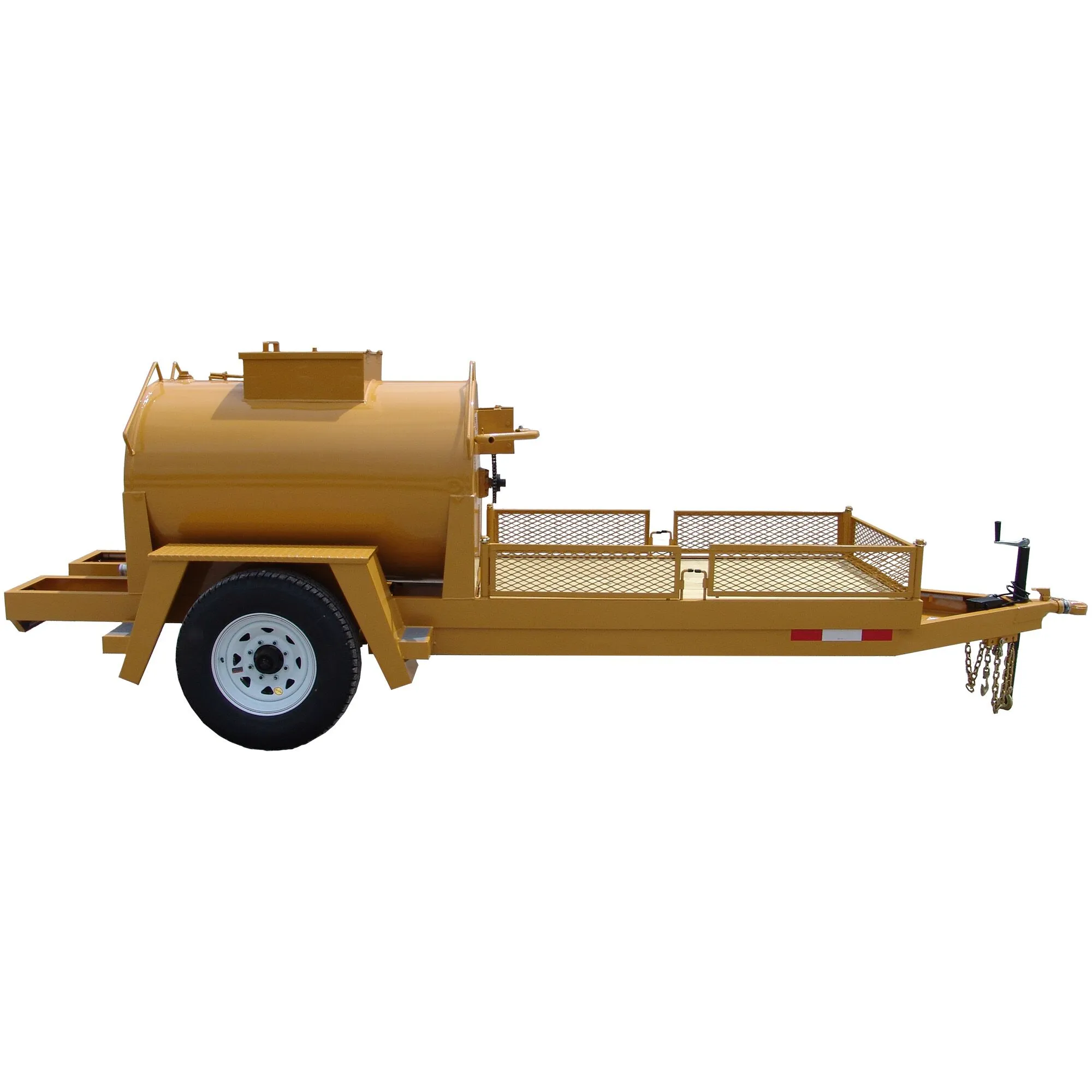 300-gallon hand agitated trailer