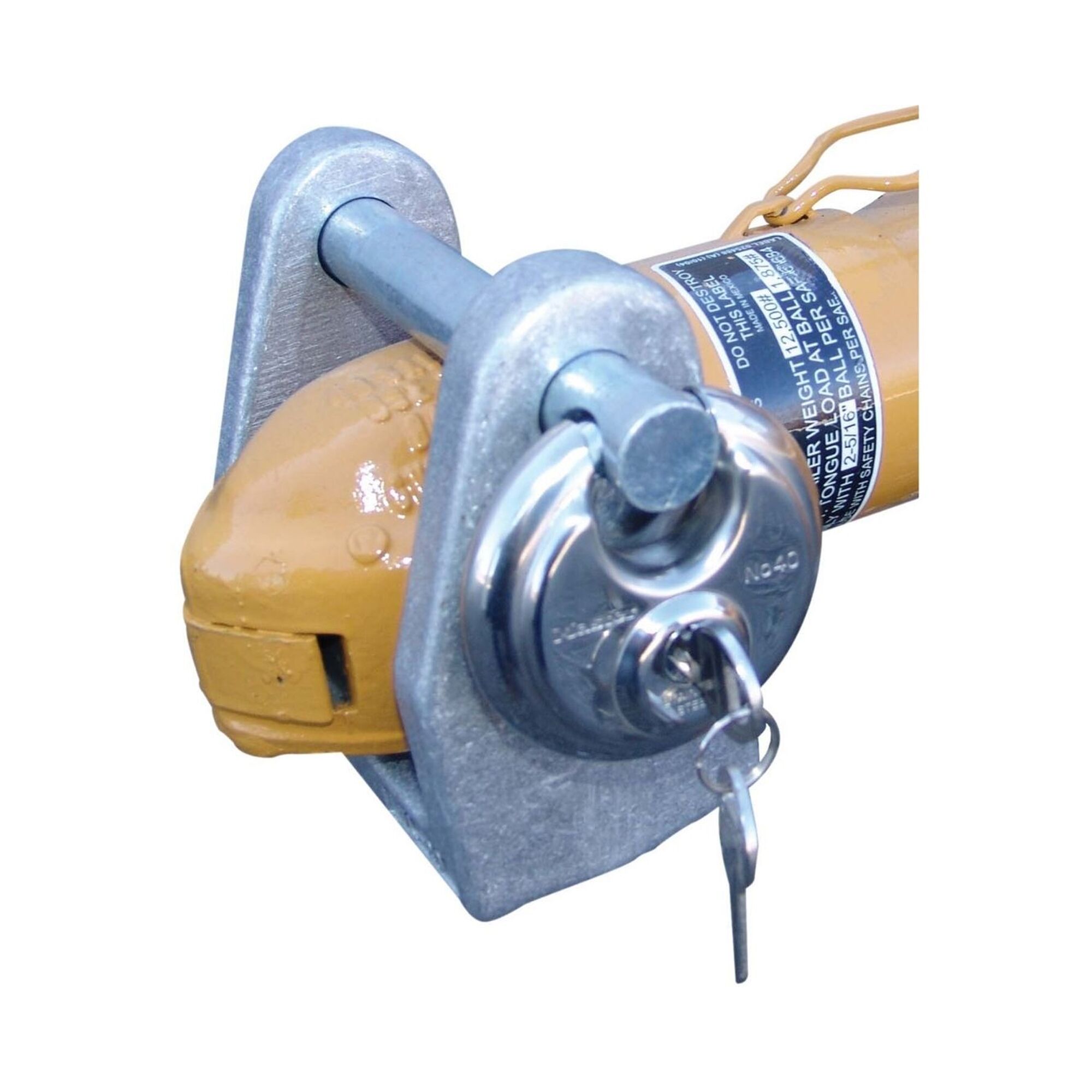 Bulldog hitch coupler lock