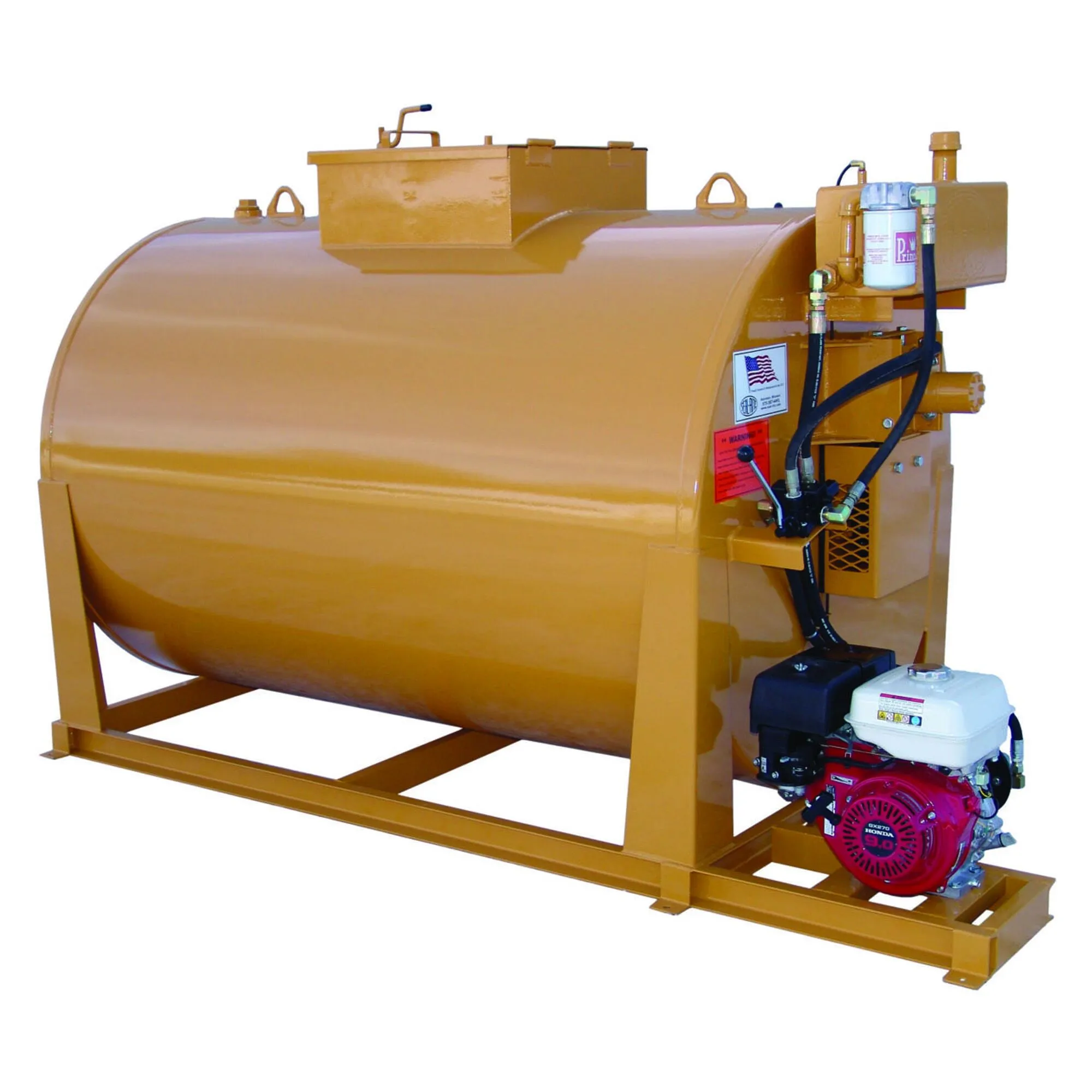550-Gallon Power Agitated Skid