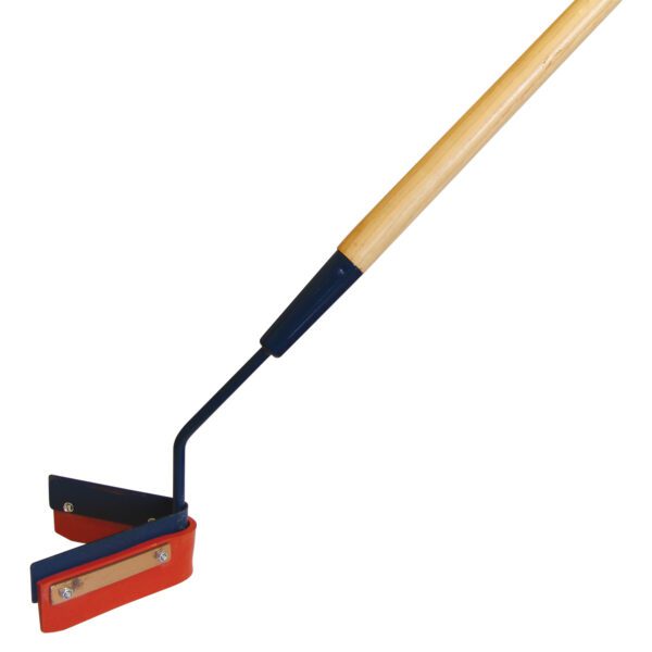 V-Squeegee with wooden handle