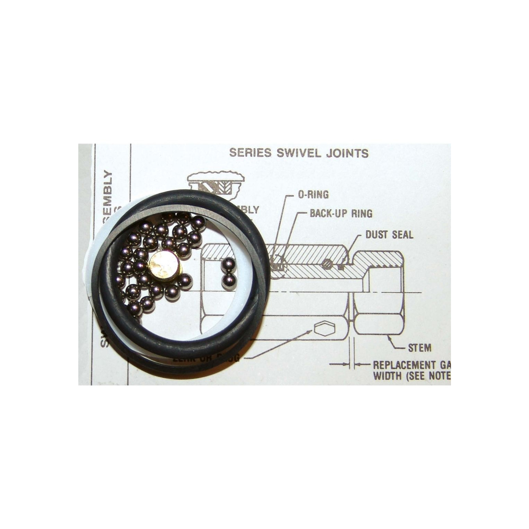 General Pump 2103051 Hose Reel Swivel O-ring Rebuild Kit For Reel Model  2103051