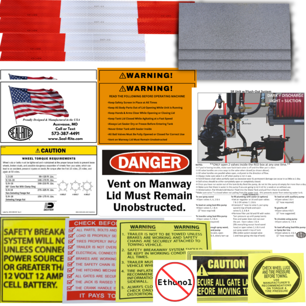 Label Kit for SR-700 XP Trailer