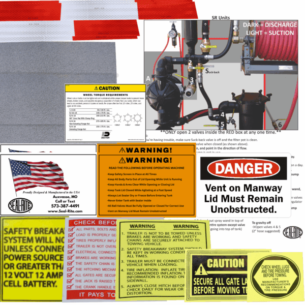 Label Kit for SR Trailers