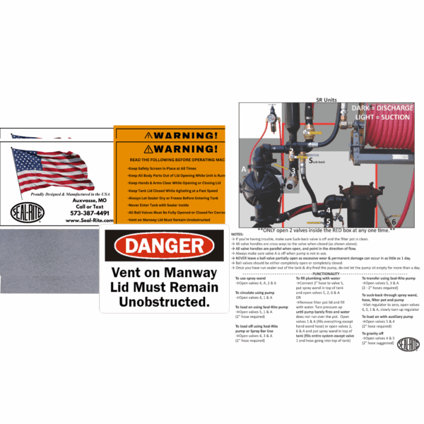 Label Kit for SR Skids