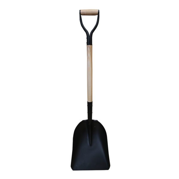 Asphalt scoop shovel with D handle