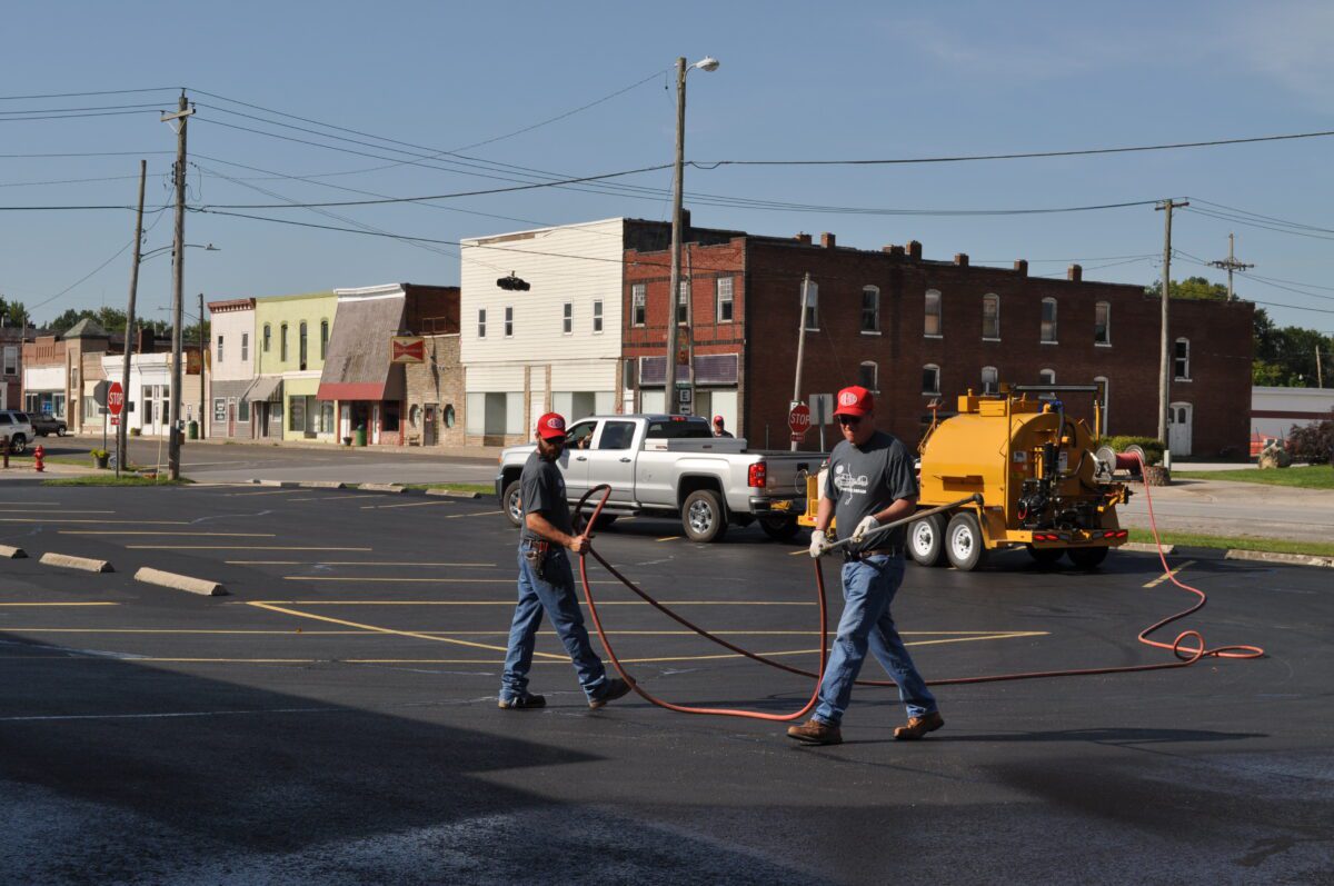 sealcoating parking lot